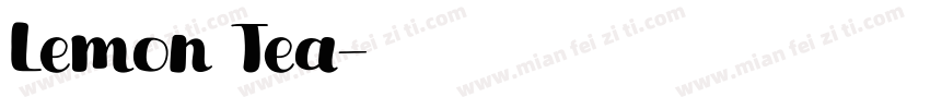 Lemon Tea字体转换